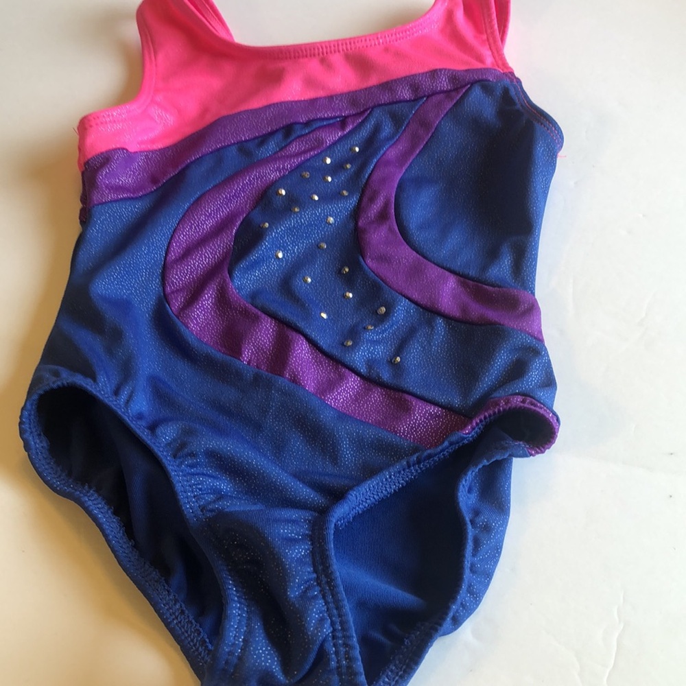 Girls gymnastics freestyle bodysuit